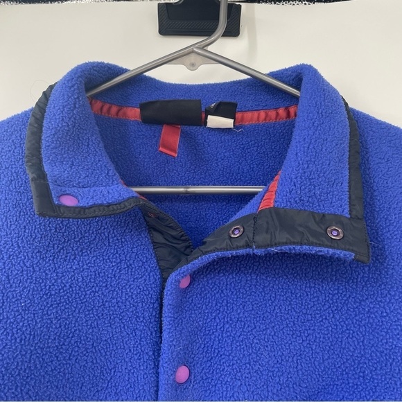Patagonia Vintage Synchilla Snap-T Pullover Sweatshirt Blue Size Medium - Picture 3 of 10